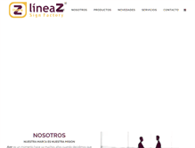Tablet Screenshot of lineazeta.net